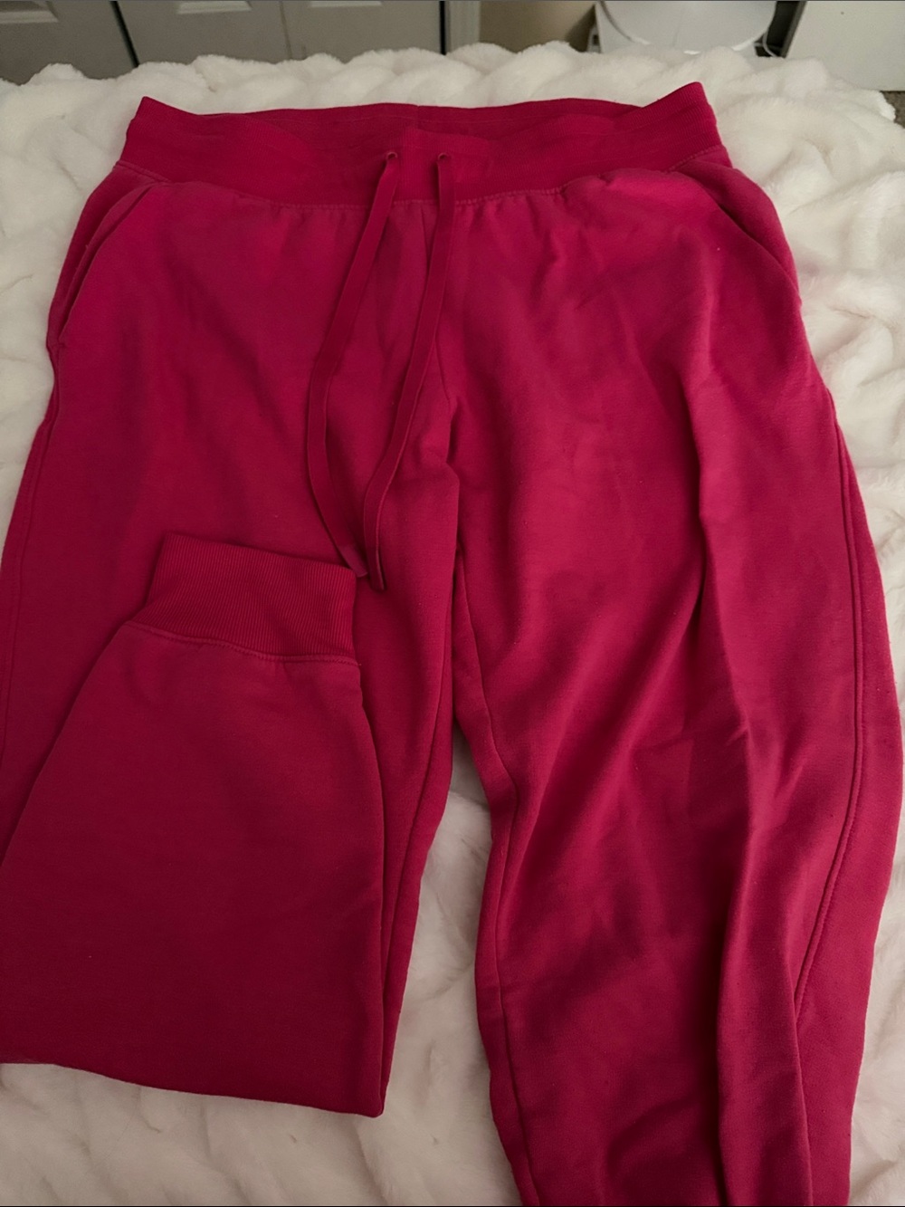 Athletic Hot Pink Jogger Sweatpants